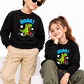 TRENDY TRIBE BLACK ROAR GRAPHIC SWEATSHIRT – KIDS STREETWEAR COLLECTION