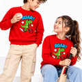 TRENDY TRIBE RED DINO RIDER GRAPHIC SWEATSHIRT – KIDS CASUAL COLLECTION