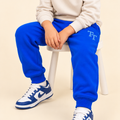 Trendy Tribe Kids’Blue Trouser with Elastic Waistband and Minimalist Design