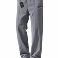 Trendy Tribe Men’s Steel Grey Relaxed-Fit Trousers with Straight-Leg Silhouette