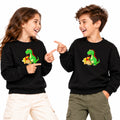TRENDY TRIBE KIDS BLACK DINO ADVENTURE SWEATSHIRT – BOYS & GIRLS