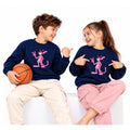 TRENDY TRIBE KIDS NAVY BLUE PINK PANTHER GRAPHIC SWEATSHIRT – BOYS & GIRLS