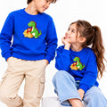 TRENDY TRIBE ROYAL BLUE DINO BUDDIES SWEATSHIRT – KIDS CASUAL WEAR