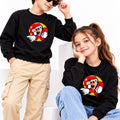 TRENDY TRIBE BLACK SUPERHERO BEAR GRAPHIC SWEATSHIRT – BOYS & GIRLS