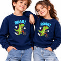 TRENDY TRIBE NAVY BLUE ROAR RIDER SWEATSHIRT – BOYS & GIRLS COLLECTION