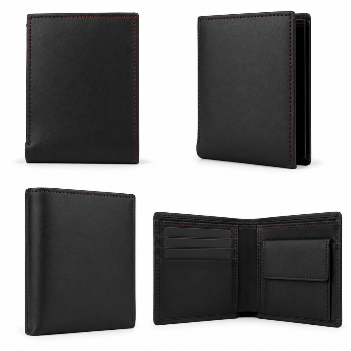 Stylish Black Wallet for Men – Premium Finish