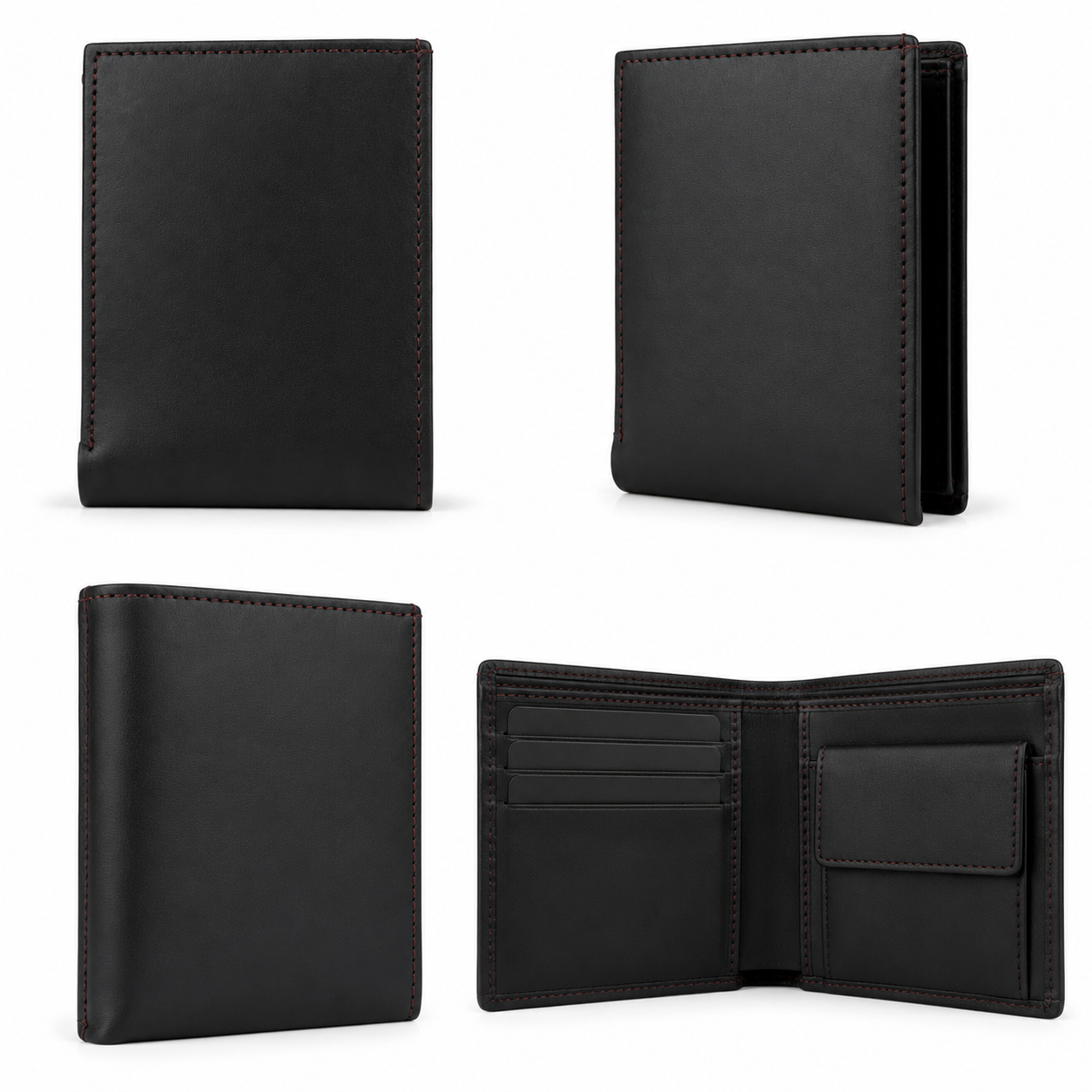 Stylish Black Wallet for Men – Premium Finish