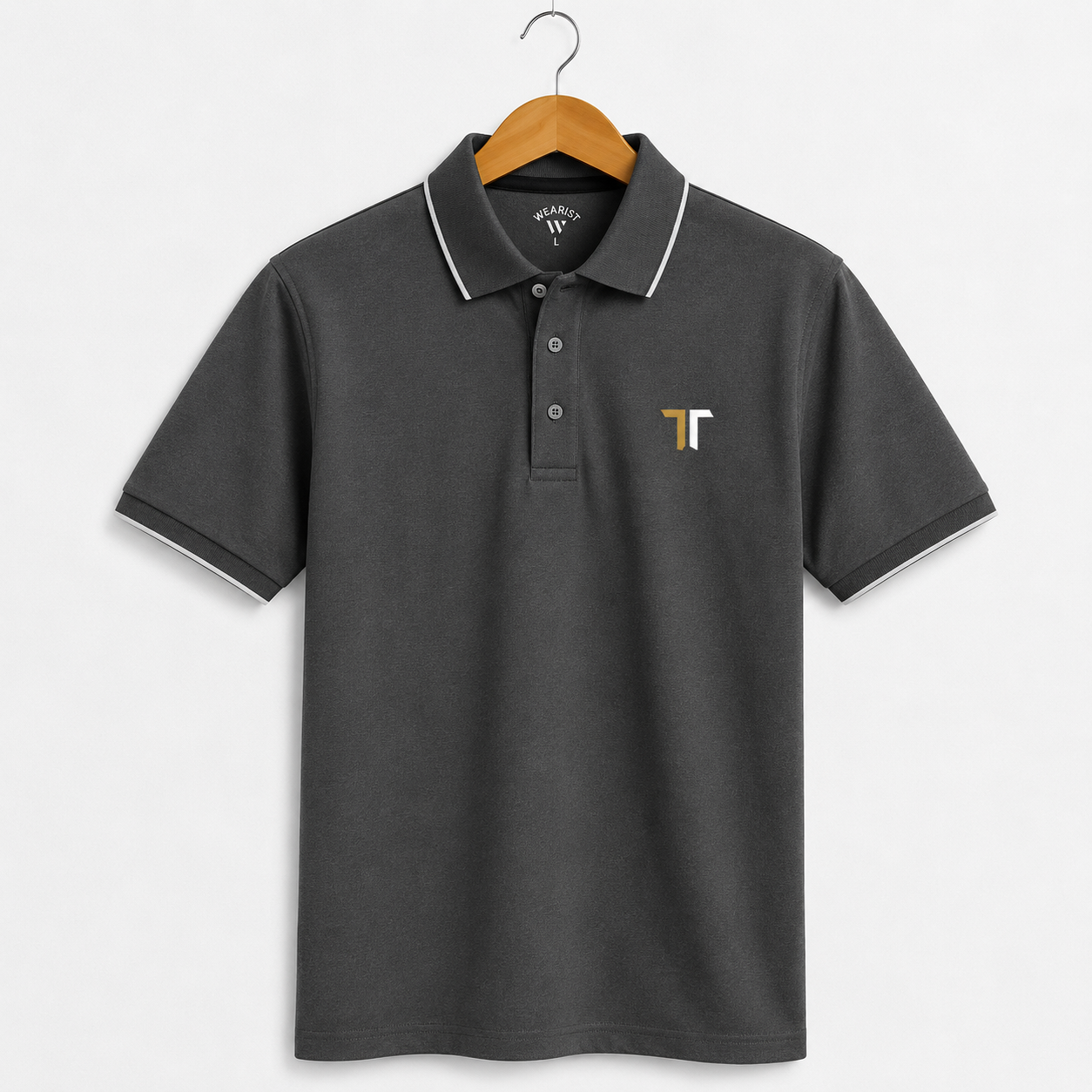TT Premium Dark Grey Shirt for Men – Classic Fit Smart Casual Wear
