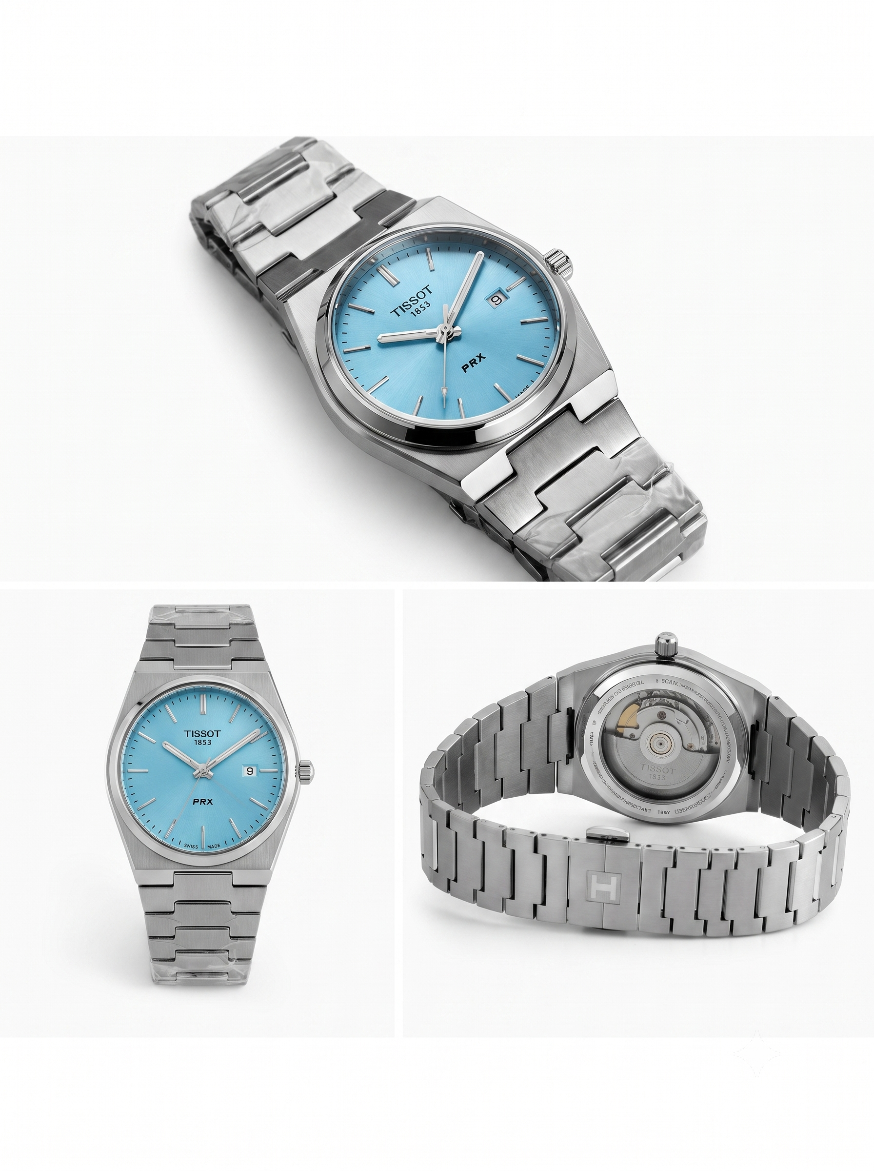 Tissot PRX Ice Blue Automatic Watch