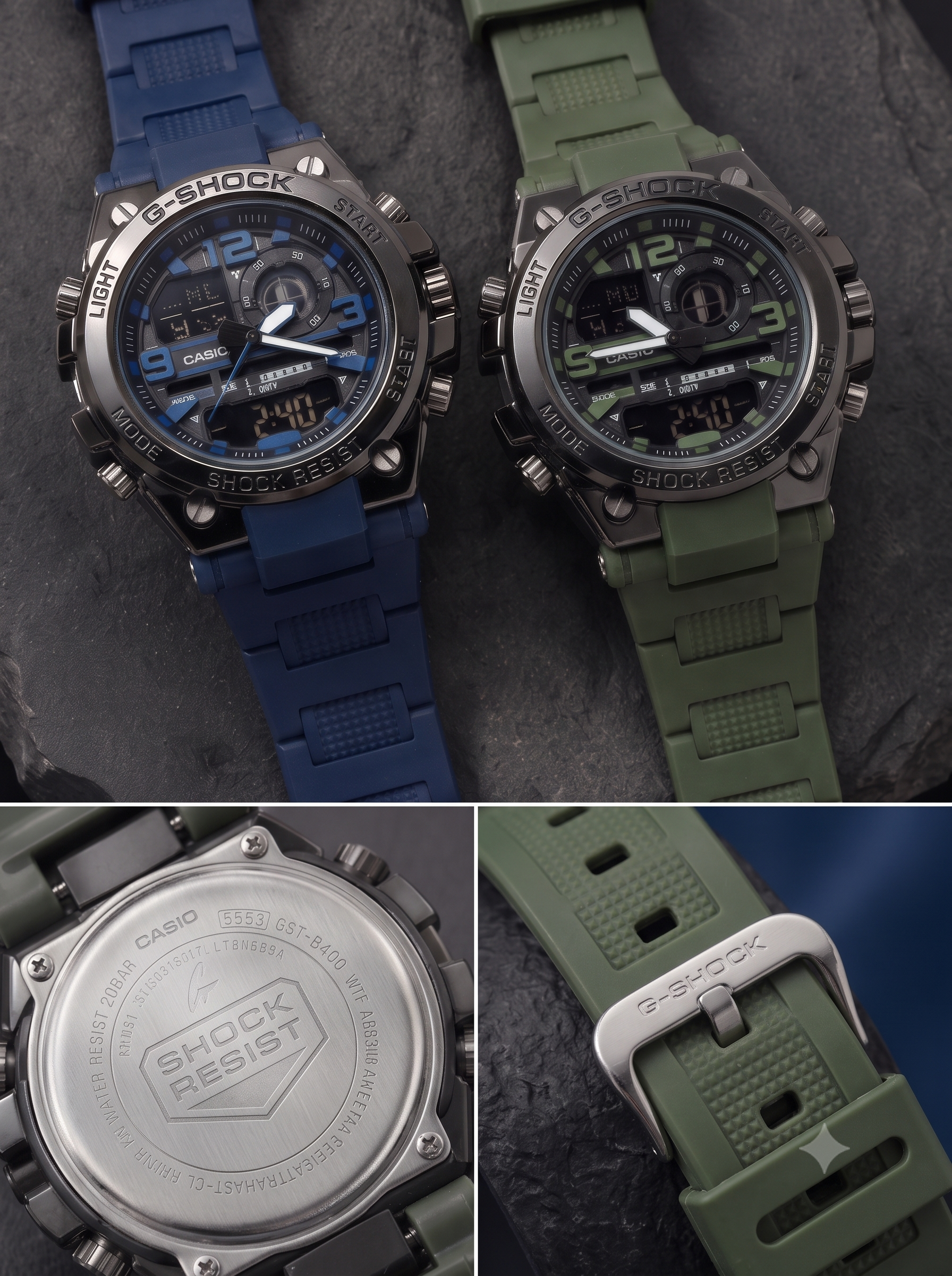 Luxury Sports Digital Analog Watch
