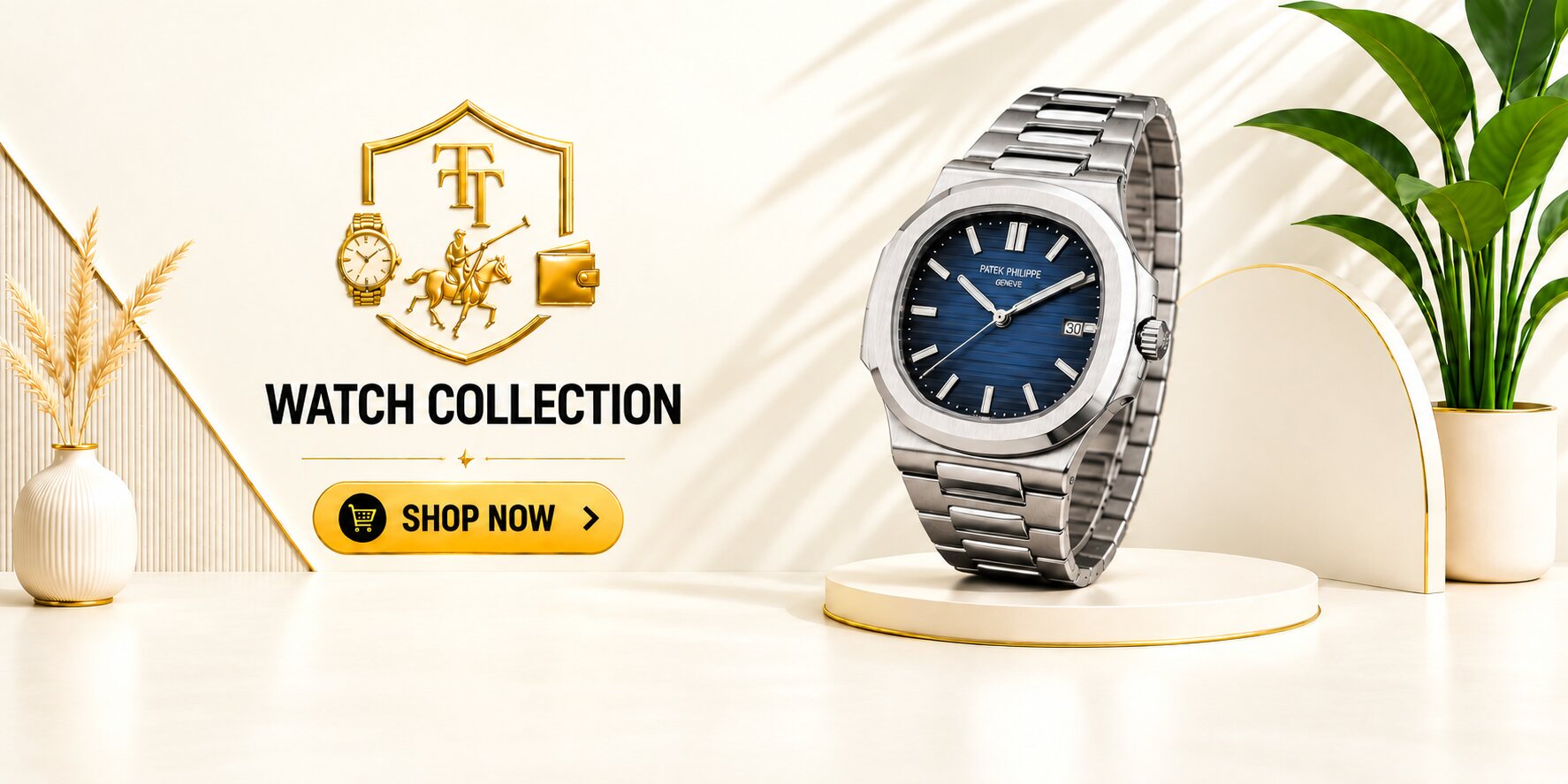 Premium men's silver watch collection at Trendy Tribe Pakistan